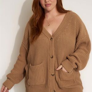 Callahan Knitwear - The Cardigan - Camel Sz XS